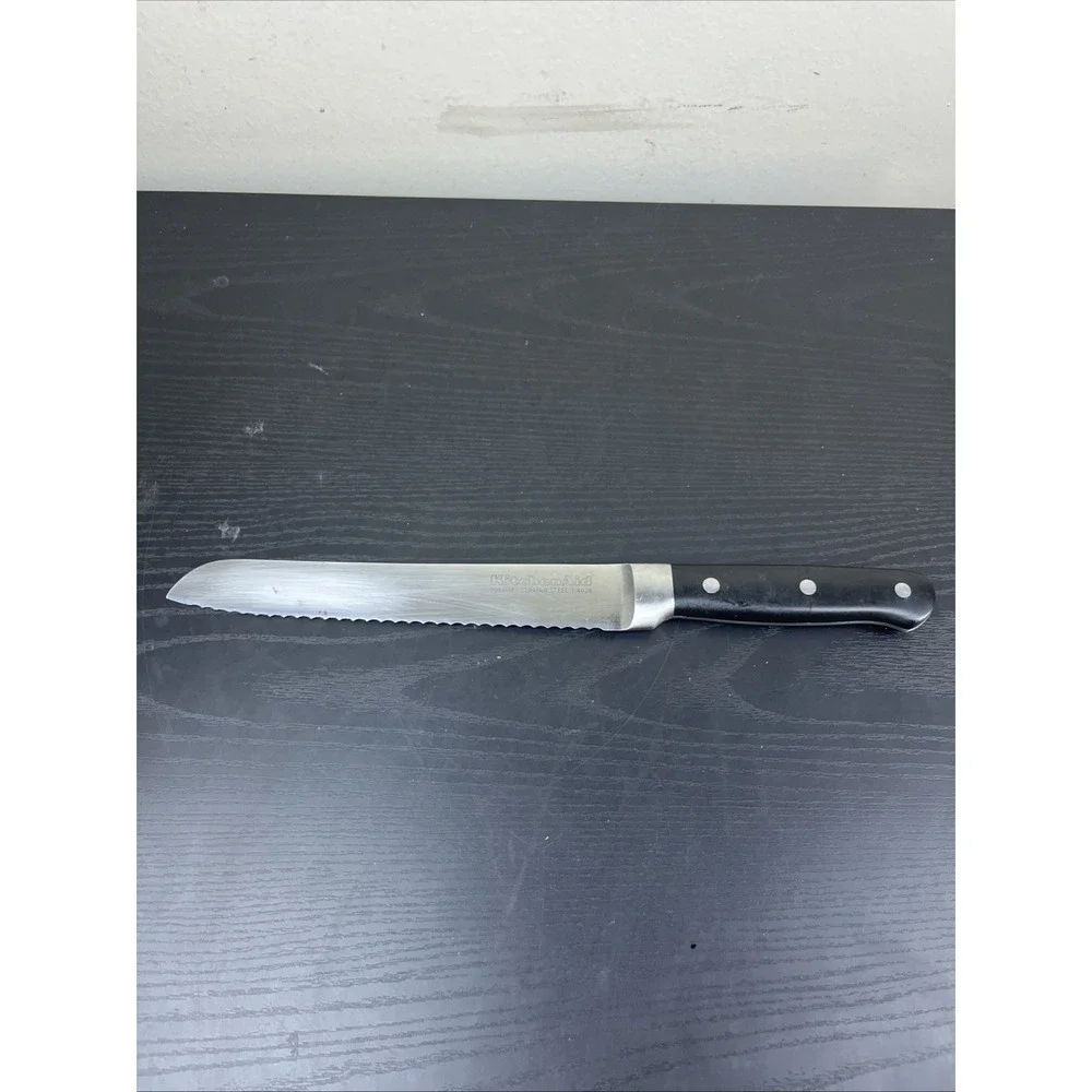 KitchenAid 205mm Serrated Kitchen Knife German Steel 1.4028 Bread Knife